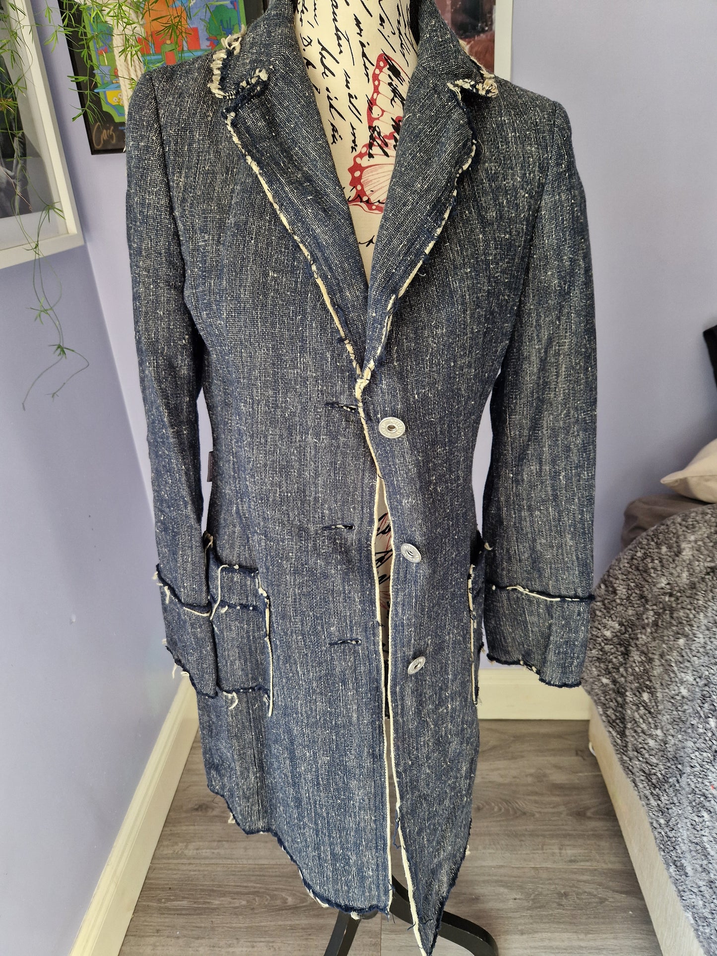 Moschino jeans denim trench