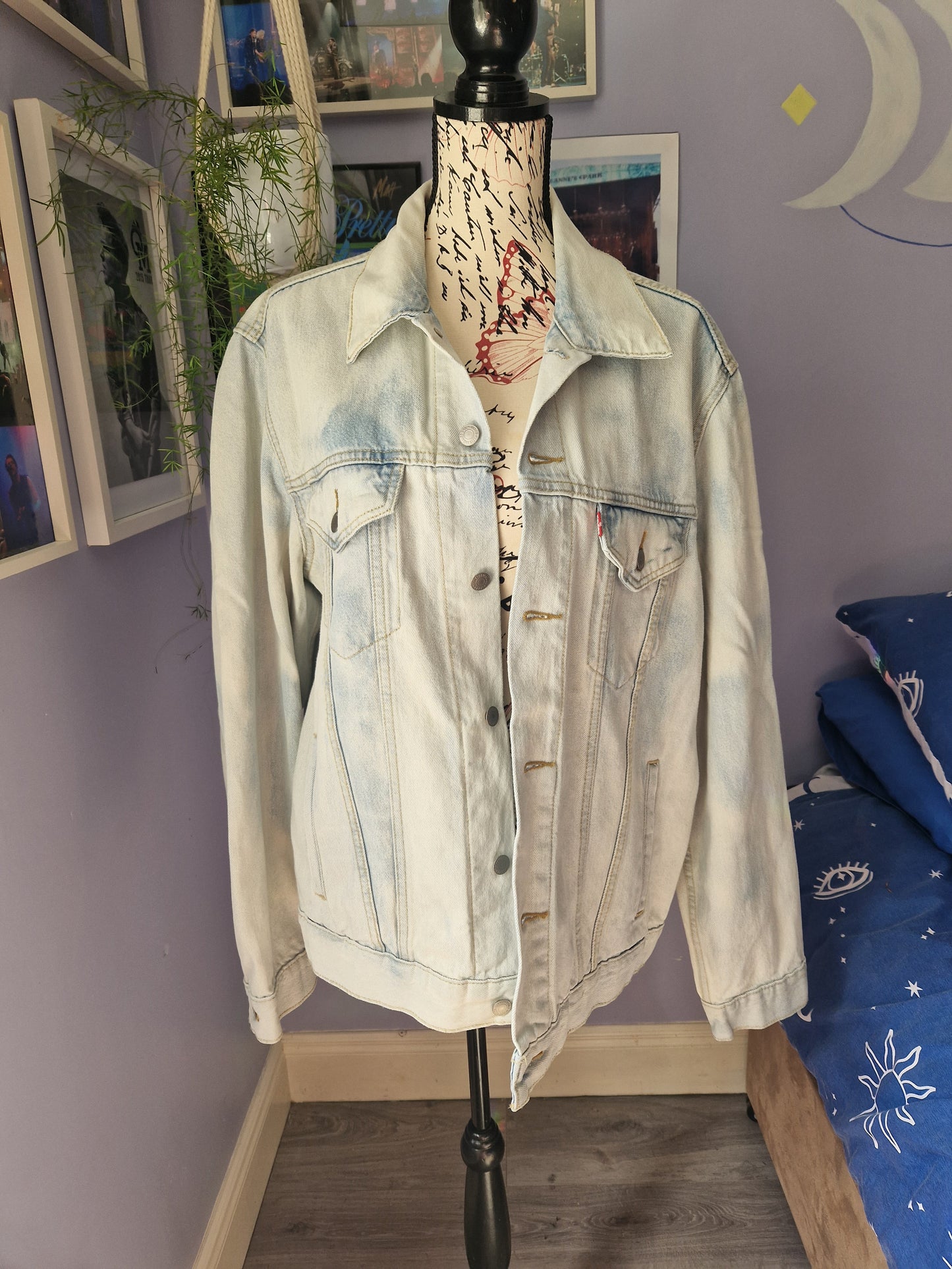Levis tie dye denim jacket