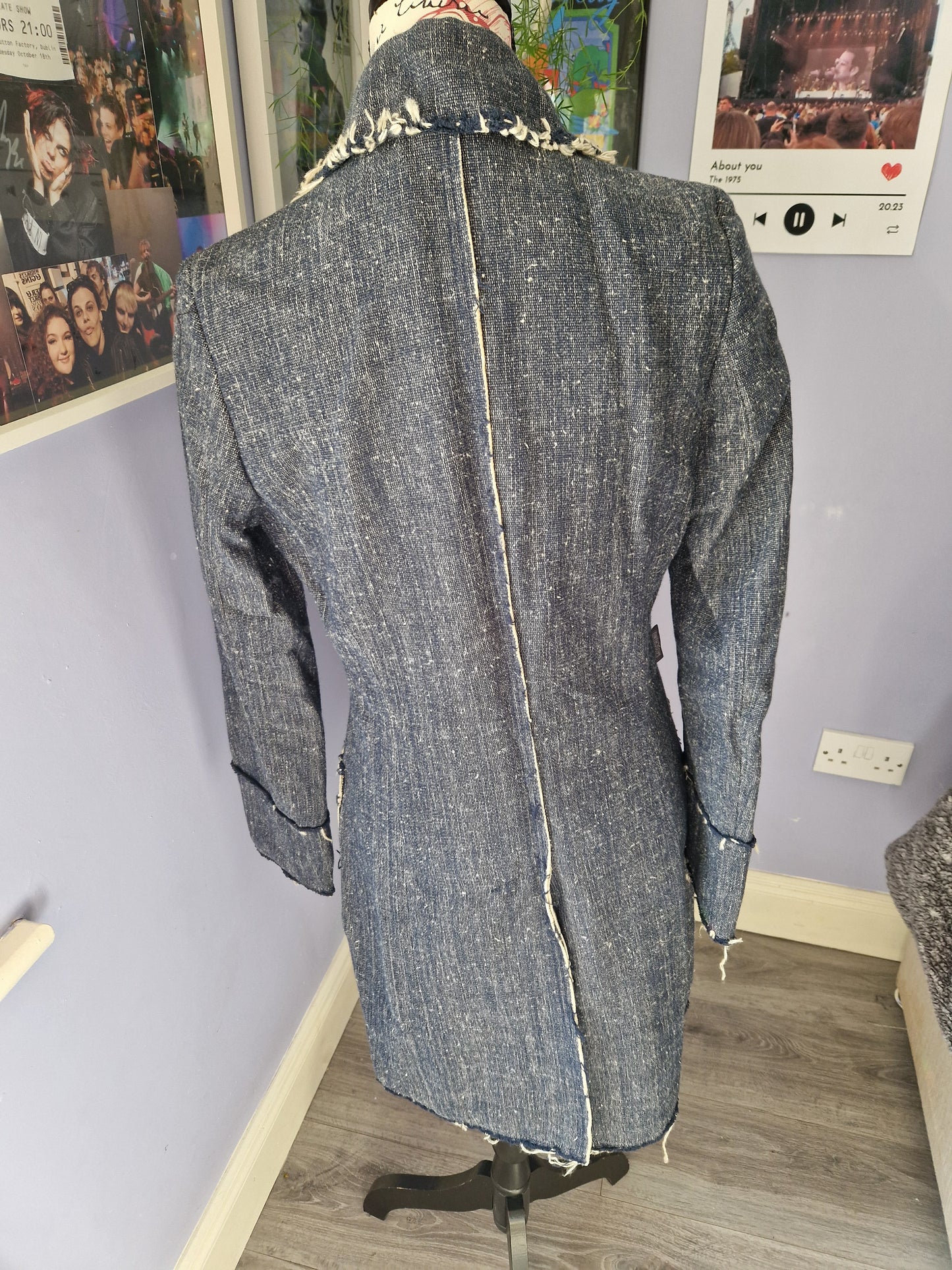 Moschino jeans denim trench