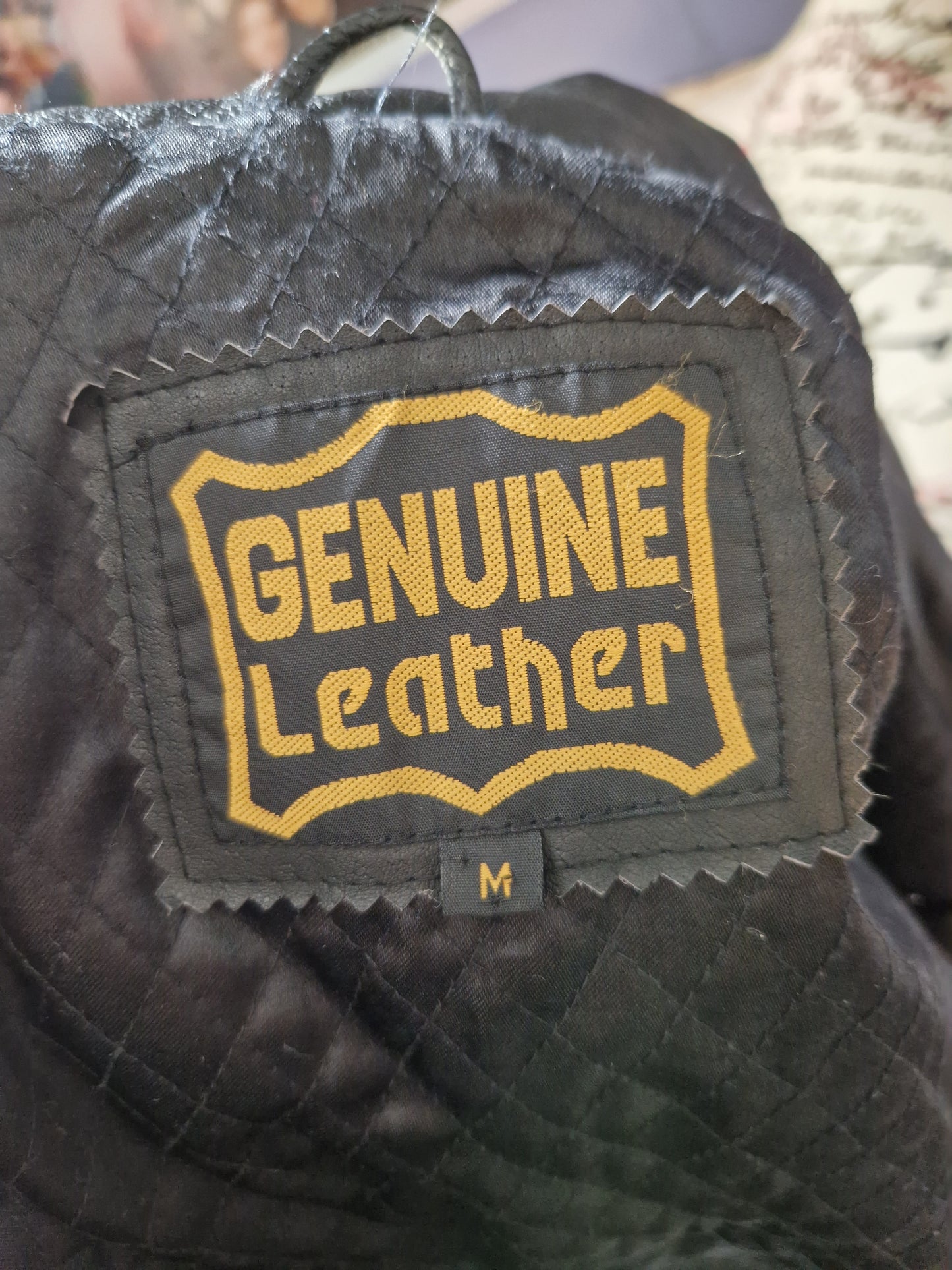 Leather coat