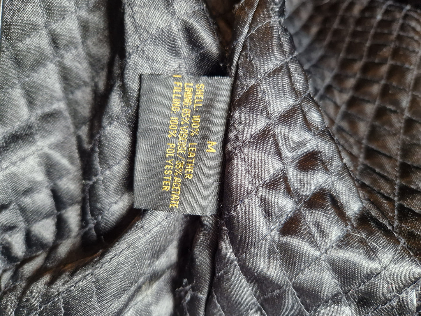 Leather coat