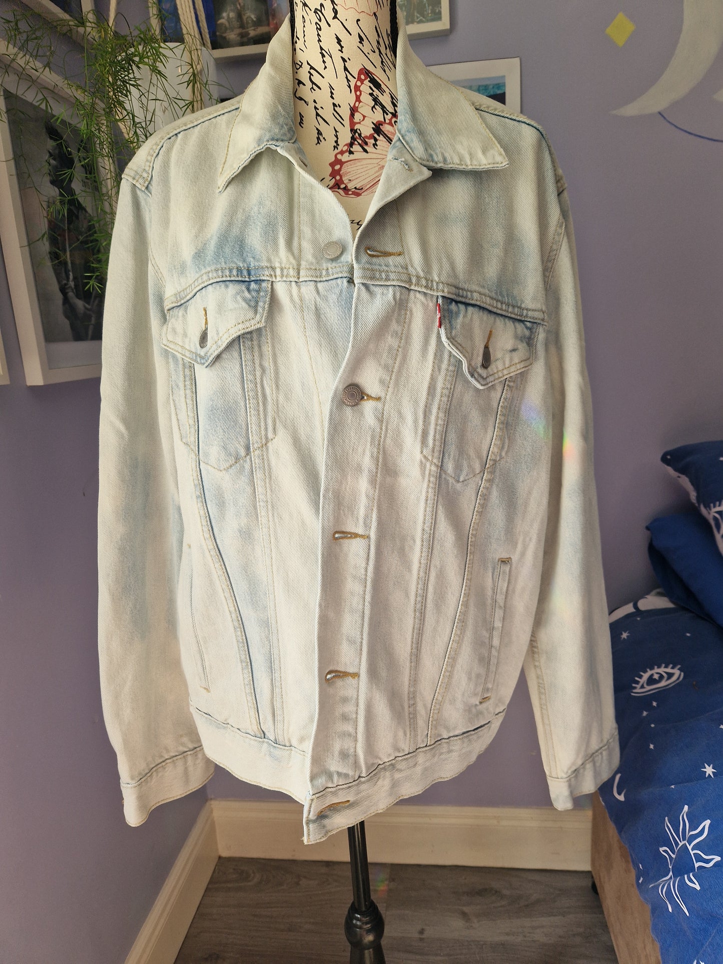 Levis tie dye denim jacket