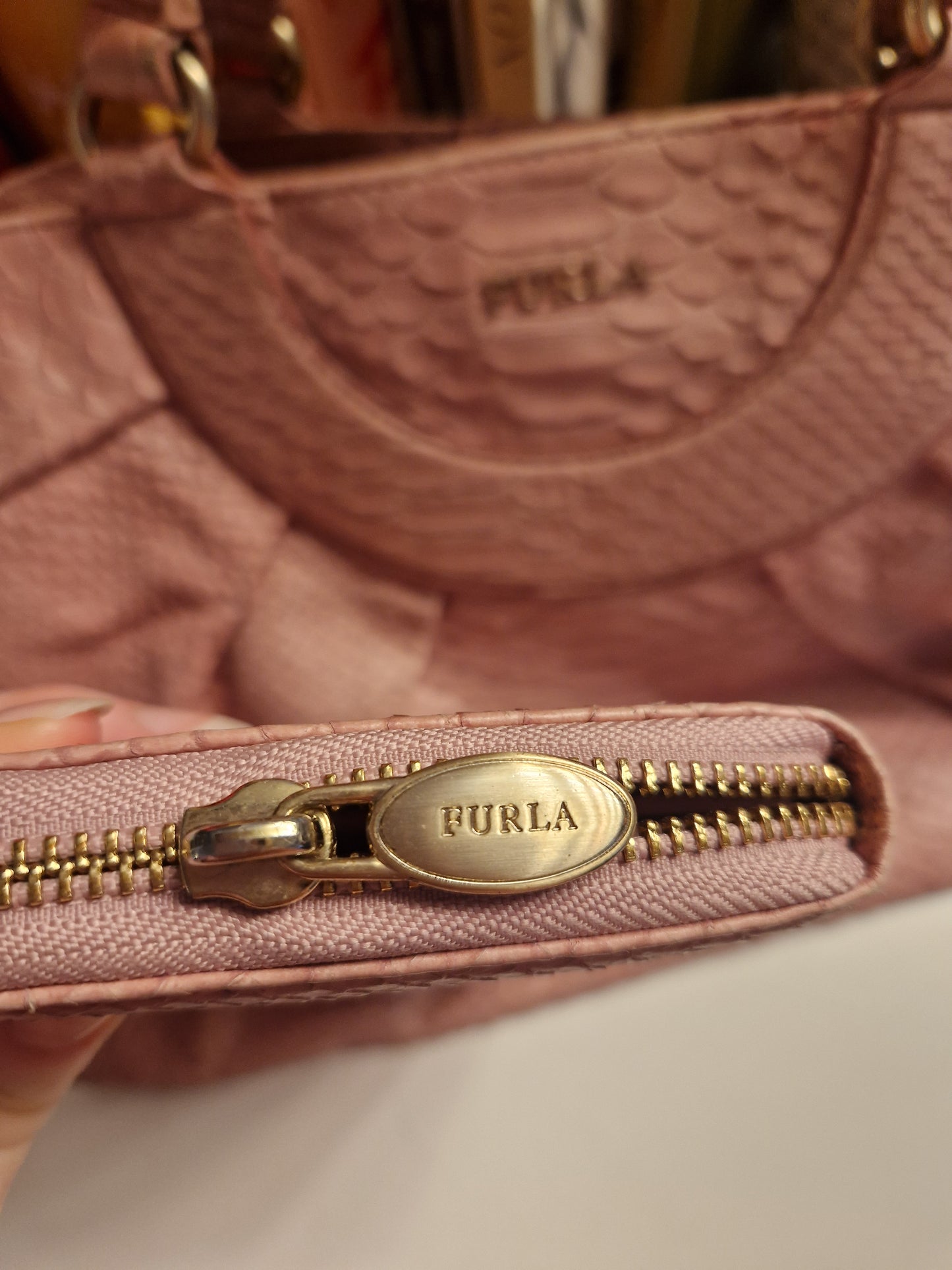 Furla bag and purse