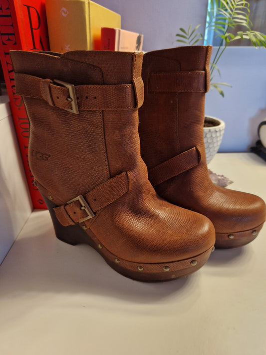 Ugg heeled boot